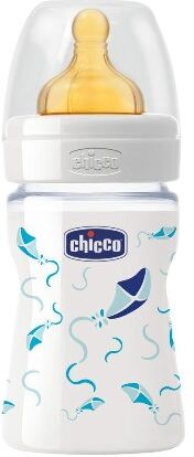 Chicco Biberon Well Being In Vetro Decorato Boy Da 150 Ml Normal Lattice Chicco Biberon Well Being In Vetro Decorato Boy Da 150 Ml Normal Lattice
