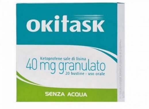 Dompe` Farmaceutici Spa Okitask*os Grat 20bust 40mg