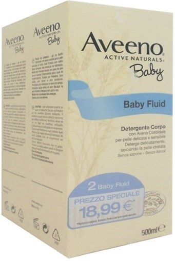 Johnson & Johnson Spa Aveeno Baby Fluid 500 Ml Bundle