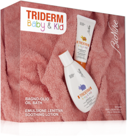 I.C.I.M. (Bionike) Internation Triderm Baby&kid Kit Natale 2016 Contenente Flacone 100 Ml + Tubo 200 Ml