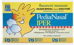 Pediatrica Srl Pedianasal Iper Soluzione Ipertonica 15 Flaconcini Monouso Da 5 Ml Pediatrica Srl Pedianasal Iper Soluzione Ipertonica 15 Flaconcini Monouso Da 5 Ml