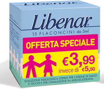 Chefaro Pharma Italia Srl Libenar 15 Flaconcini Soluzione Isotonica 5 Ml Taglio Prezzo Chefaro Pharma Italia Srl Libenar 15 Flaconcini Soluzione Isotonica 5 Ml Taglio Prezzo