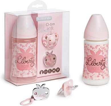 Exclusivas Rimar S.L. Suavinex Biberon Da 270 Ml Con Tettarella Anatomica M1 + Succhietto Anatomico In Silicone Da 0 A 6 Mesi + Clip Gioiello Rosa Exclusivas Rimar S.L. Suavinex Biberon Da 270 Ml Con Tettarella Anatomica M1 + Succhietto Anatomico In Silicone Da 0 A 6 Mesi + Clip Gioiello Rosa
