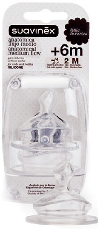 Exclusivas Rimar S.L. Suavinex Tettarella Anatomica In Silicone S2 M 2 Pezzi Exclusivas Rimar S.L. Suavinex Tettarella Anatomica In Silicone S2 M 2 Pezzi
