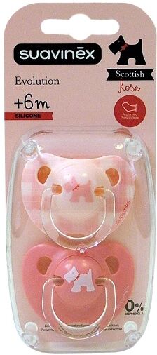 Exclusivas Rimar S.L. Suavinex Succhietto Evolution Anatomico In Silicone +6 Mesi Vintage Rosa 2 Pezzi Exclusivas Rimar S.L. Suavinex Succhietto Evolution Anatomico In Silicone +6 Mesi Vintage Rosa 2 Pezzi