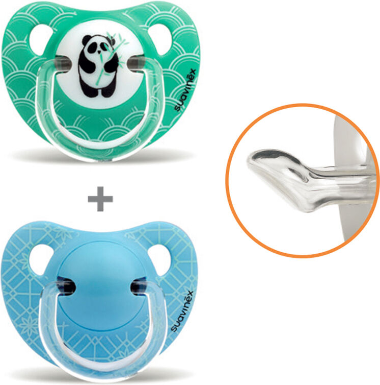 Exclusivas Rimar S.L. Suavinex Succhietto Anatomico S 6/18 Mesi Panda Bambu Vd 2 Pezzi Exclusivas Rimar S.L. Suavinex Succhietto Anatomico S 6/18 Mesi Panda Bambu Vd 2 Pezzi