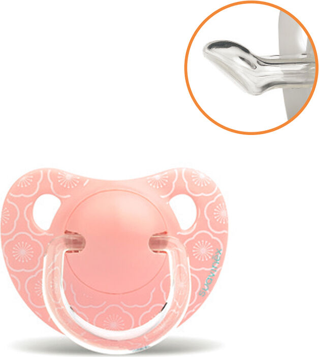 Exclusivas Rimar S.L. Suavinex Succhietto Anatomico S 0/6 Mesi Fiori Rosa Exclusivas Rimar S.L. Suavinex Succhietto Anatomico S 0/6 Mesi Fiori Rosa