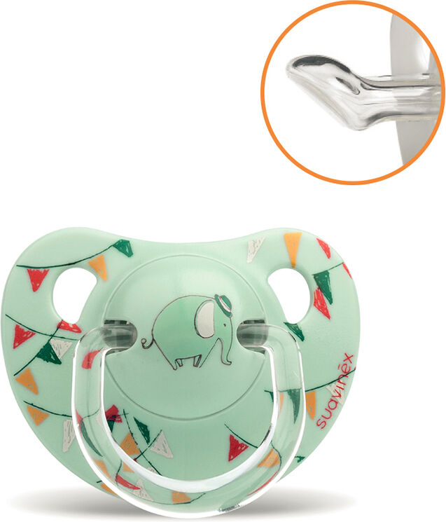 Exclusivas Rimar S.L. Suavinex Succhietto Anatomico S 6/18 Mesi Elefante Verde Exclusivas Rimar S.L. Suavinex Succhietto Anatomico S 6/18 Mesi Elefante Verde