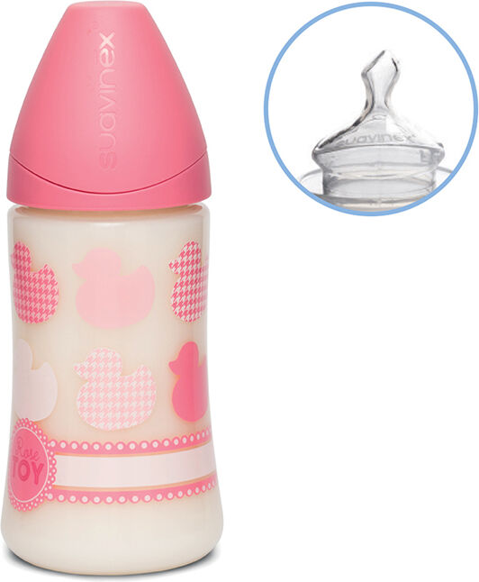 Exclusivas Rimar S.L. Suavinex Biberon Da 270ml Anatomico In Silicone 1m Rosa Exclusivas Rimar S.L. Suavinex Biberon Da 270ml Anatomico In Silicone 1m Rosa