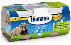 Humana Italia Spa Humana Omogeneizzato Manzo Bio 2 Vasetti 80 G Humana Italia Spa Humana Omogeneizzato Manzo Bio 2 Vasetti 80 G