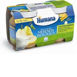 Humana Italia Spa Humana Merenda Pera Yogurt Bio 240 G