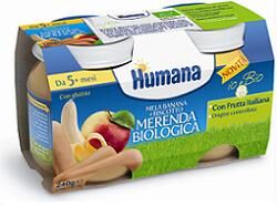 Humana Italia Spa Humana Merenda Mela/banana/biscotto Bio 240 G Humana Italia Spa Humana Merenda Mela/banana/biscotto Bio 240 G