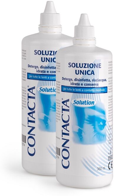 Sanifarma Srl Soluzione Per Lenti A Contatto Contacta 2 Pezzi 360 Ml Sanifarma Srl Soluzione Per Lenti A Contatto Contacta 2 Pezzi 360 Ml