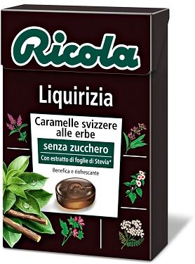 Divita Srl Ricola Liquirizia Senza Zucchero 50 G Divita Srl Ricola Liquirizia Senza Zucchero 50 G