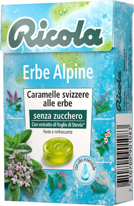 Divita Srl Ricola Erbe Alpine Senza Zucchero 50 G Divita Srl Ricola Erbe Alpine Senza Zucchero 50 G