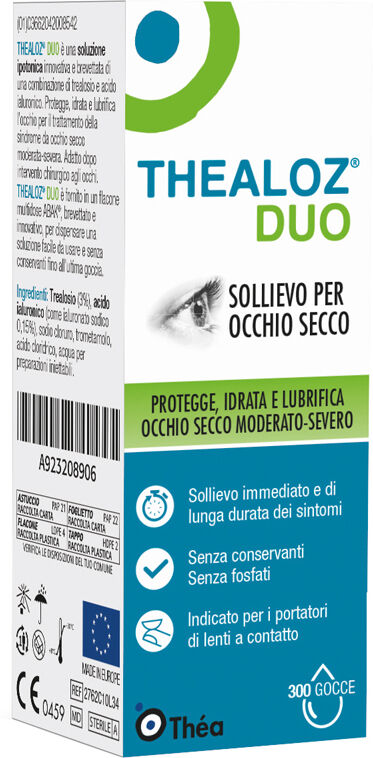 Laboratoires Thea Thealoz Duo Soluzione Oculare Flacone 10 Ml Laboratoires Thea Thealoz Duo Soluzione Oculare Flacone 10 Ml