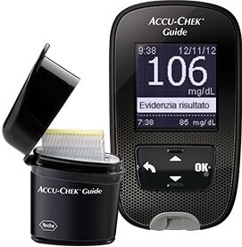 Roche Diabetes Care Italy Spa Kit Glucometro Accu-Chek Guide Mg/dl + Pungidito Fastclix Roche Diabetes Care Italy Spa Kit Glucometro Accu-Chek Guide Mg/dl + Pungidito Fastclix