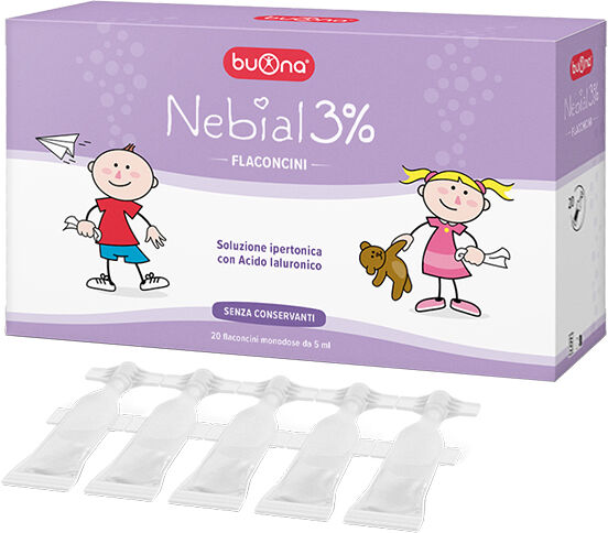 Steve Jones Srl Nebial Soluzione Salina Ipertonica Di Sodio Cloruro Al 3% Con Acido Ialuronico 20 Flaconcini 5 Ml Steve Jones Srl Nebial Soluzione Salina Ipertonica Di Sodio Cloruro Al 3% Con Acido Ialuronico 20 Flaconcini 5 Ml