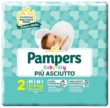 Fater Spa Pannolini Per Bambini Pampers Baby Dry Downcount No Flash Mini 24 Pezzi Buono Sconto Fater Spa Pannolini Per Bambini Pampers Baby Dry Downcount No Flash Mini 24 Pezzi Buono Sconto