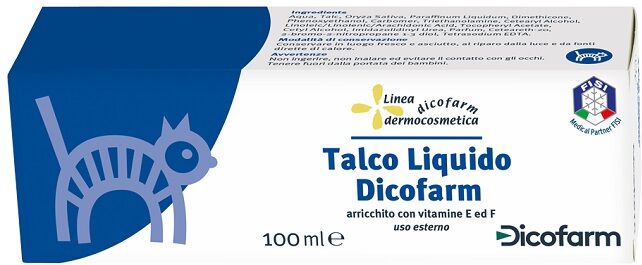 Dicofarm Spa Dicofarm Talco Liquido 100 Ml Dicofarm Spa Dicofarm Talco Liquido 100 Ml