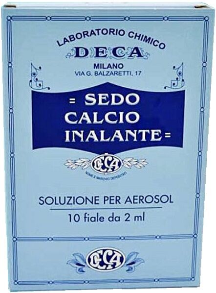 Deca Laboratorio Chimico Srl Sedo Calcio Inalante Soluzione Aerosol 10 Fiale 2 Ml