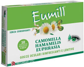 Recordati Spa Eumill Gocce Oculari 10 Flaconcini Monodose 0,5 Ml Recordati Spa Eumill Gocce Oculari 10 Flaconcini Monodose 0,5 Ml