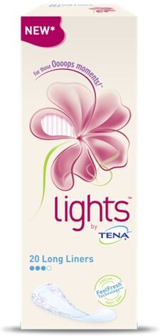 Sca Hygiene Products Spa Salvaslip Lungo Lights By Tena Long 20 Pezzi