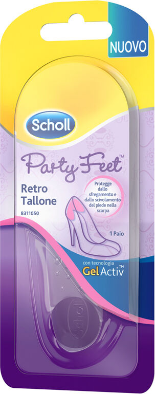Dr.Scholl'S Div.Rb Healthcare Plantare Ortopedico Per Retro Tallone Party Feet Scholl Gel Activ 1 Paio Dr.Scholl'S Div.Rb Healthcare Plantare Ortopedico Per Retro Tallone Party Feet Scholl Gel Activ 1 Paio