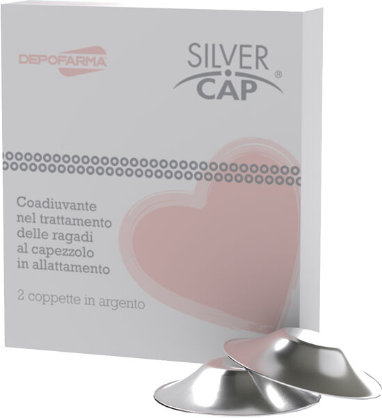 Depofarma Spa Silver Cap Coppette In Argento Copri Capezzoli Per Allattamento Depofarma Spa Silver Cap Coppette In Argento Copri Capezzoli Per Allattamento