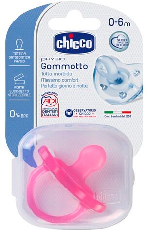 Chicco Gommotto In Silicone Girl 0-6 Mesi 1 Pezzo Chicco Gommotto In Silicone Girl 0-6 Mesi 1 Pezzo