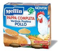 Mellin Pappa Completa Pollo 250 G 2 Pezzi Mellin Pappa Completa Pollo 250 G 2 Pezzi