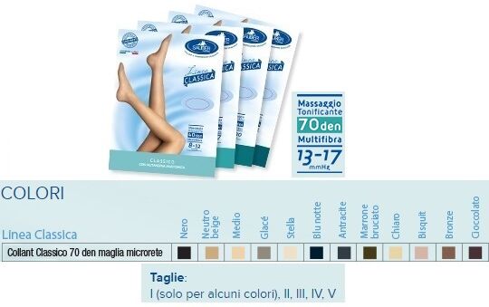 Desa Pharma Srl Sauber Collant 70 Denari Maglia Microrete Blu Notte 5 Linea Classica