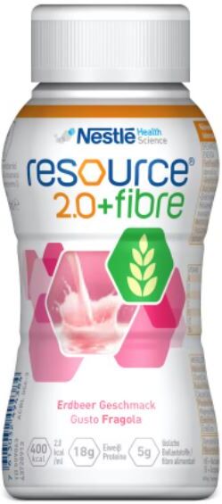 Nestle' It.Spa(Healthcare Nu.) Resource 2,0 + Fibre Fragola 200 Ml Nestle' It.Spa(Healthcare Nu.) Resource 2,0 + Fibre Fragola 200 Ml