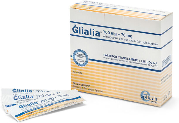 Epitech Group Spa Glialia 700mg + 70mg Microgranuli Uso Orale Via Sublinguale 20 Bustine 1,27 G Epitech Group Spa Glialia 700mg + 70mg Microgranuli Uso Orale Via Sublinguale 20 Bustine 1,27 G