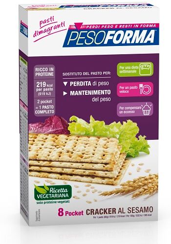 Nutrition & Sante' Italia Spa Pesoforma Cracker Sesamo 240 G Nutrition & Sante' Italia Spa Pesoforma Cracker Sesamo 240 G