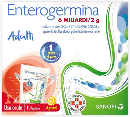 Sanofi Spa Enterogermina*os 10bs 6mld 2g Sanofi Spa Enterogermina*os 10bs 6mld 2g