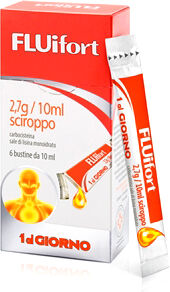 Dompe` Farmaceutici Spa Fluifort*scir 6bust 2,7g/10ml Dompe` Farmaceutici Spa Fluifort*scir 6bust 2,7g/10ml