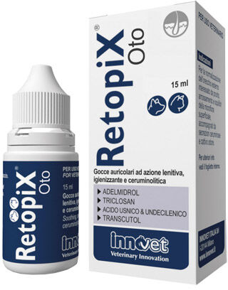 Innovet Italia Srl Retopix Oto Gocce Auricolari Flacone Contagocce 15 Ml Innovet Italia Srl Retopix Oto Gocce Auricolari Flacone Contagocce 15 Ml