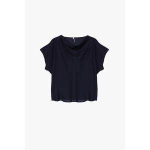 Imperial T-Shirt Monocolour Con Scollo Ad Anello Navy M