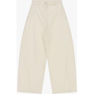 Imperial Jeans Gamba Ampia Vita Alta Chiusura A Bottone Off S Imperial Jeans Gamba Ampia Vita Alta Chiusura A Bottone Off S
