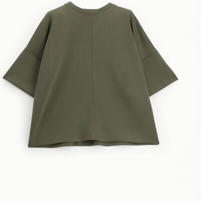 Imperial Felpa Oversize Senza Cappuccio Maniche Ampie Army L Imperial Felpa Oversize Senza Cappuccio Maniche Ampie Army L