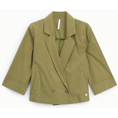 Imperial Blazer Corto Doppio Petto Maniche Tre Quarti Salvia S Imperial Blazer Corto Doppio Petto Maniche Tre Quarti Salvia S