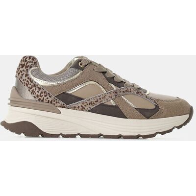 Imperial Sneakers Con Dettagli Animalier E Inserti Metallici Taupe 41 Imperial Sneakers Con Dettagli Animalier E Inserti Metallici Taupe 41