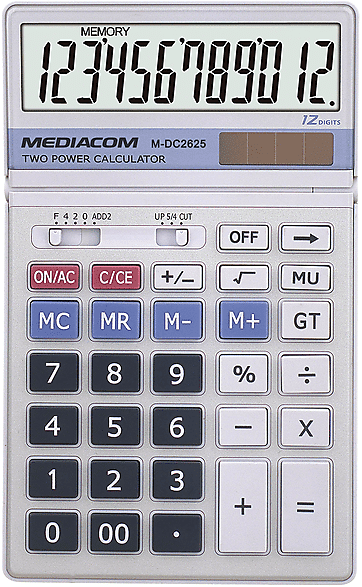 Mediacom CALCOLATRICE  M-DC2625