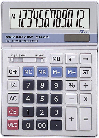 Mediacom CALCOLATRICE  M-DC2626