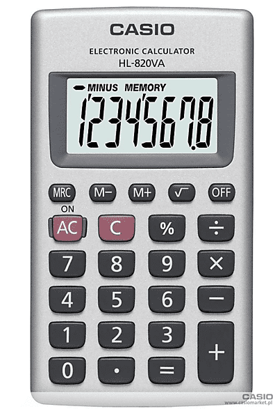 Casio CALCOLATRICE  HL-820VA