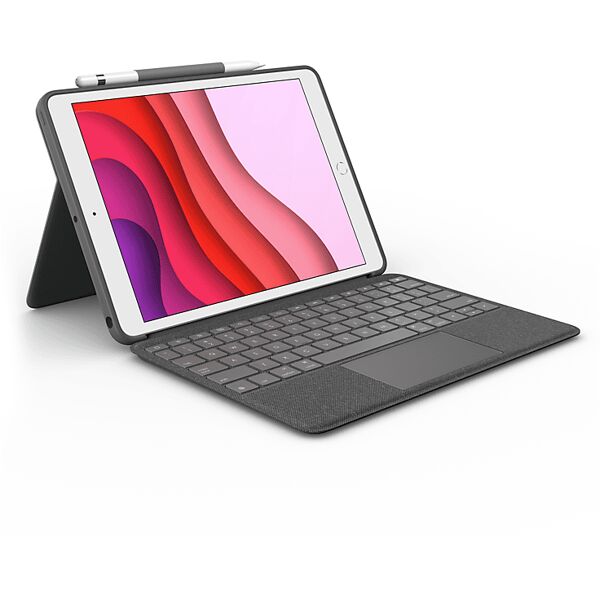 logitech custodia con tastiera  combo touch ipad 7-8-9 ge