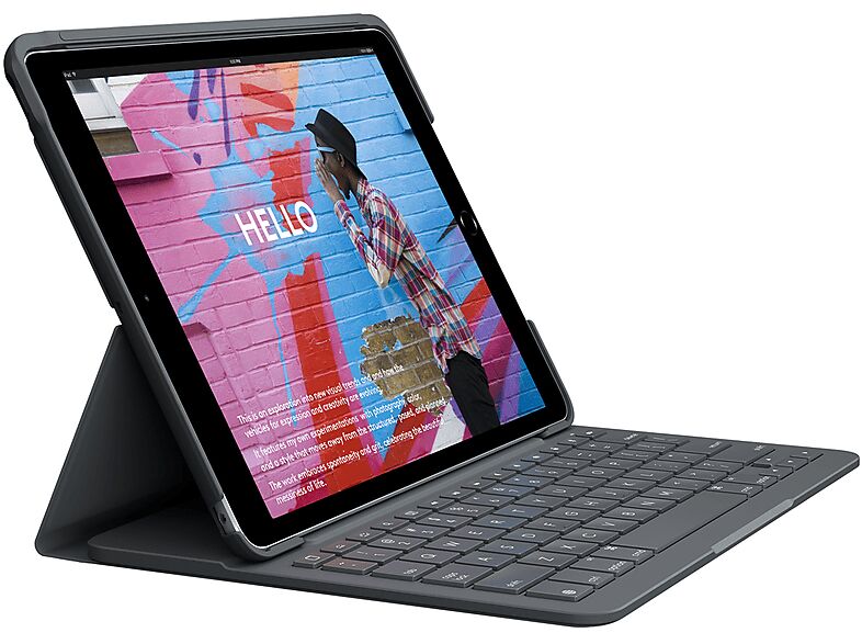 Logitech CUSTODIA CON TASTIERA  SLIM FOLIO IPAD 8-9 GEN