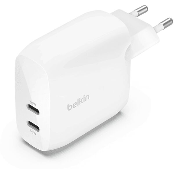 belkin caricabatteria  caricabatterie dual usb-c