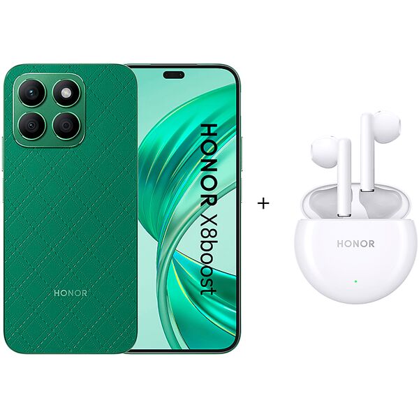 honor x8b 8+256gb + buds x5, 256 gb, green